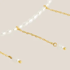 Lolas Love Pearl Power Necklace Gold