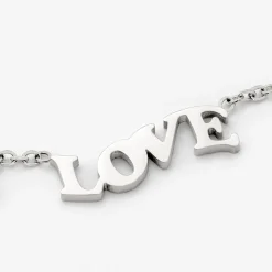 Love is Love Necklace Silber