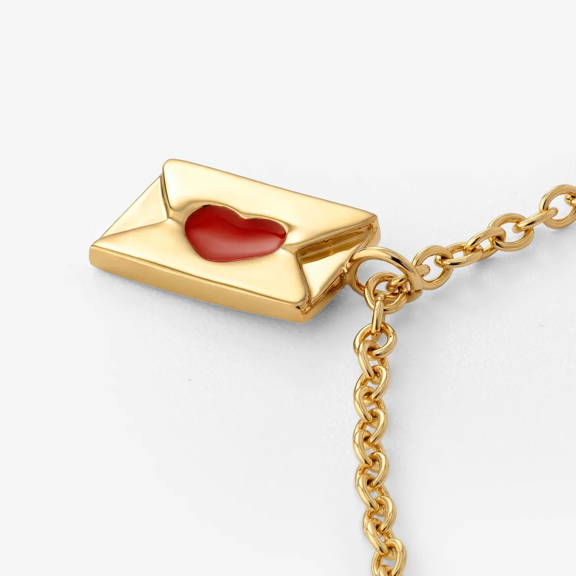 Love Letter Necklace Gold