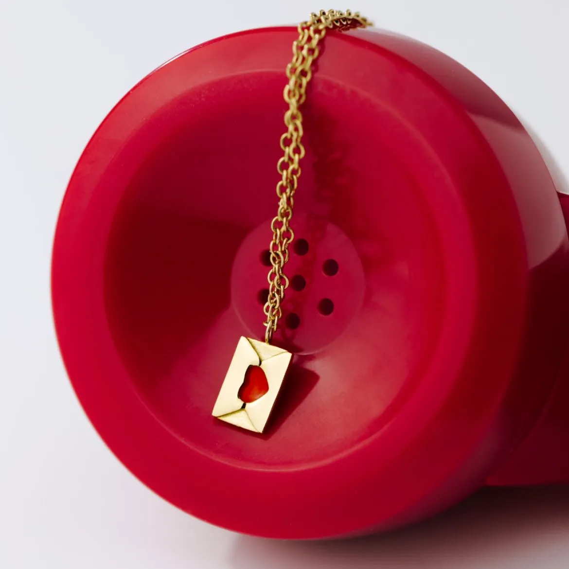 Love Letter Necklace Gold