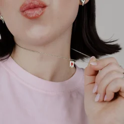 Love Letter Necklace Silber