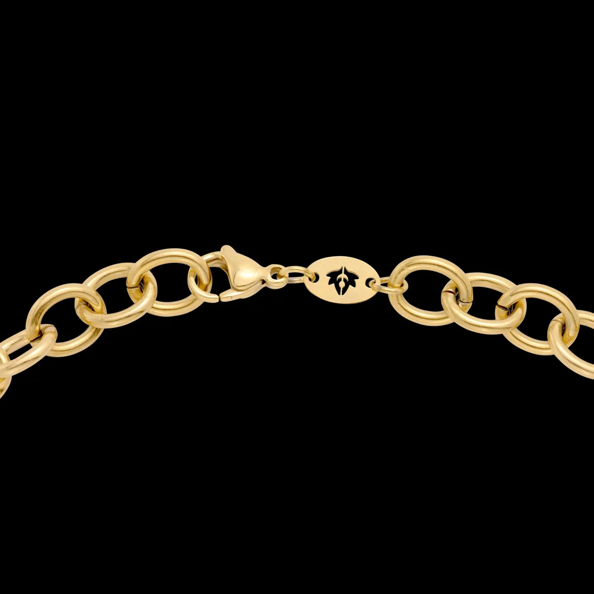 Love Me a Link Necklace Gold