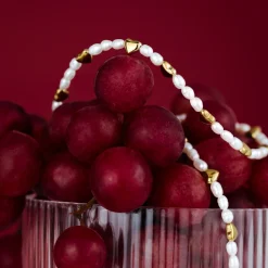 Love Pearls Necklace Roségold