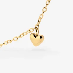 Lovely Heart Bracelet Gold