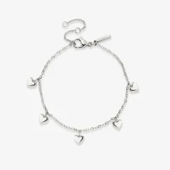 Lovely Heart Bracelet Silber