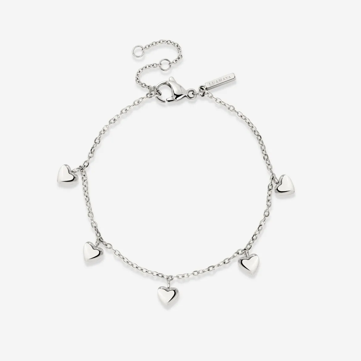 Lovely Heart Bracelet Silber