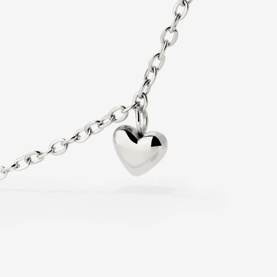 Lovely Heart Bracelet Silber