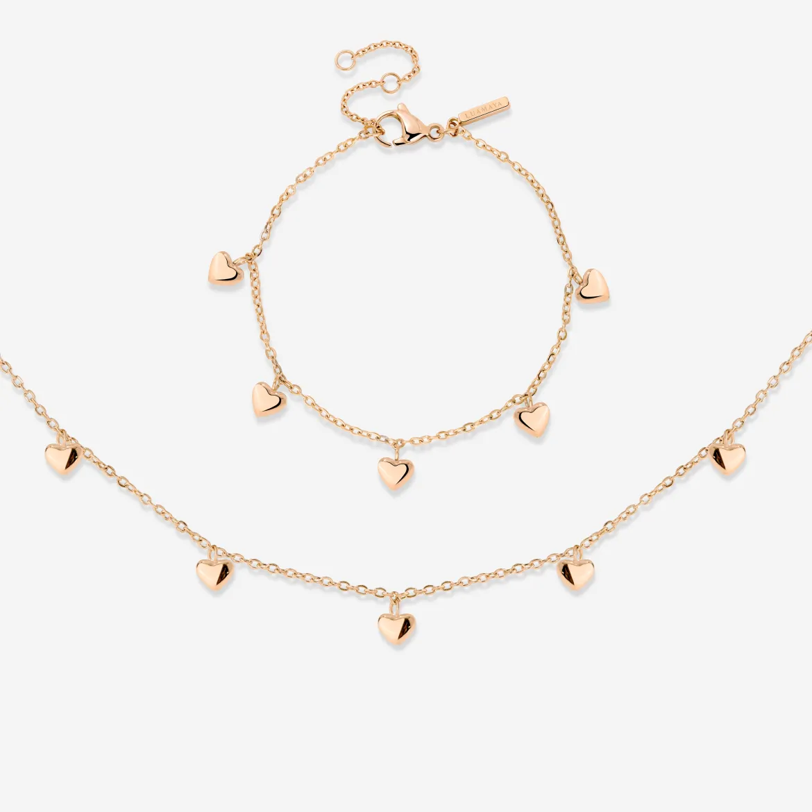 Lovely Heart Bundle Roségold