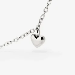 Lovely Heart Choker Silber