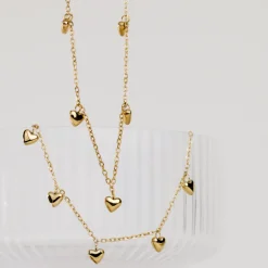 Lovely Heart Choker Silber