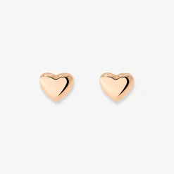 Lovely Heart Studs Roségold