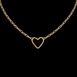 Loving Heart Necklace Gold