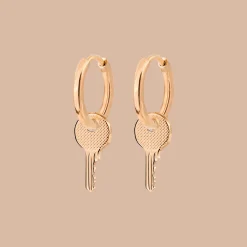 Low-key Hoop Set Small Roségold