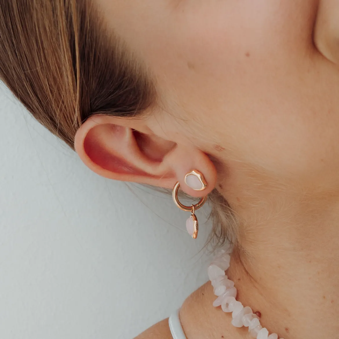Loyal Lien Studs Roségold