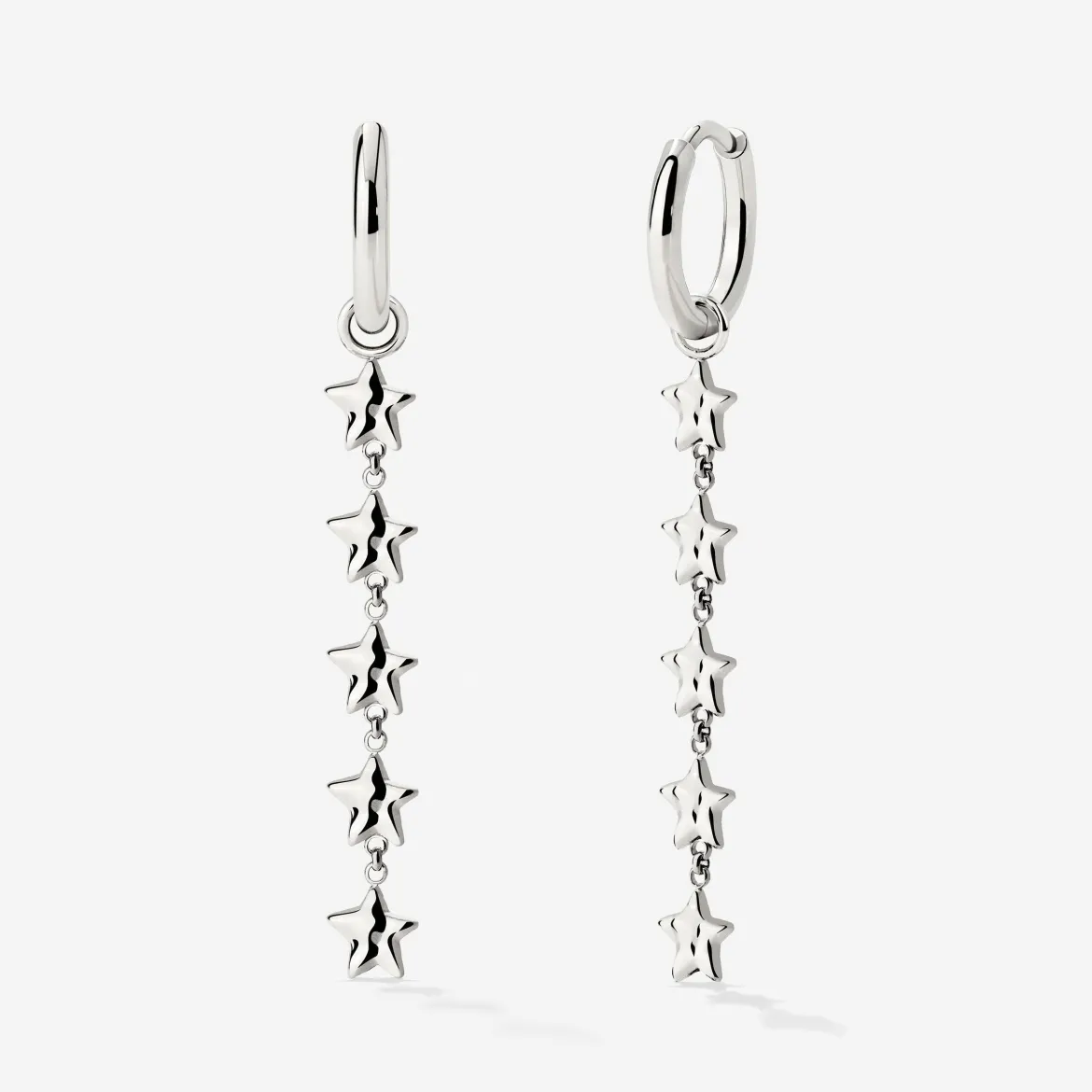 Luminaries Hoop Set Small Silber