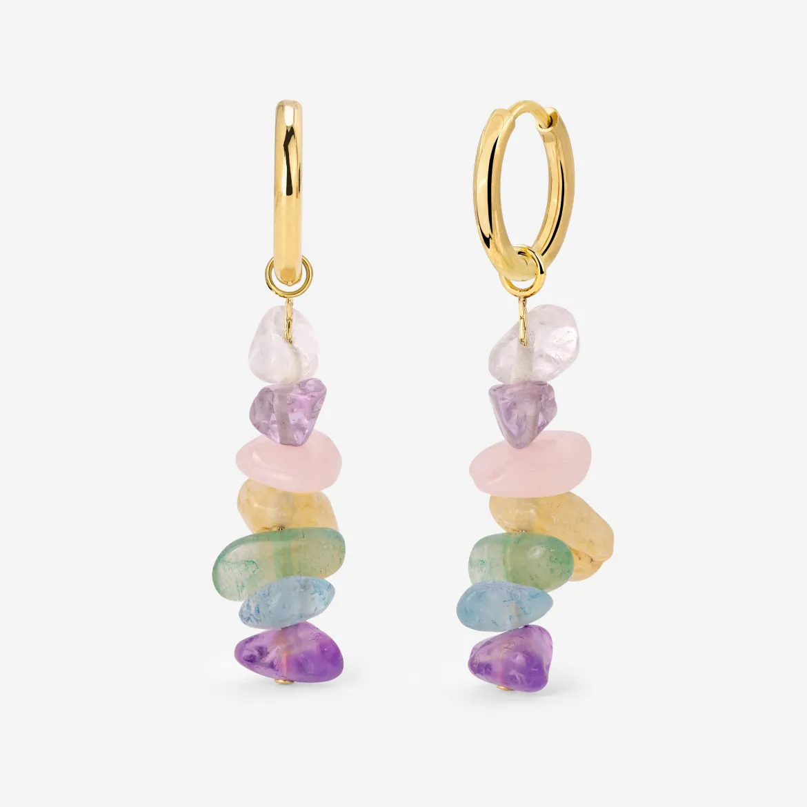 Luminous Lisy Hoop Set Small Gold