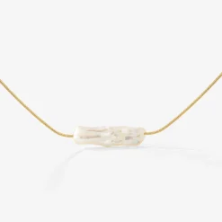 Luminous Pearl Choker Gold
