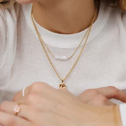 Luminous Pearl Choker Gold