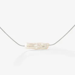 Luminous Pearl Choker Silber
