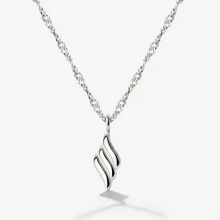 Lustrous Pendant Necklace Silber
