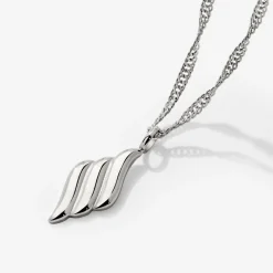 Lustrous Pendant Necklace Silber