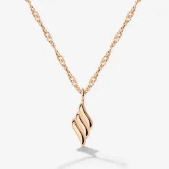 Lustrous Pendant Necklace Roségold