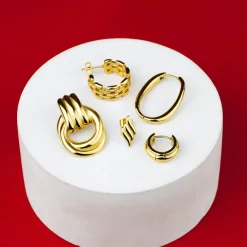 Lustrous Studs Gold