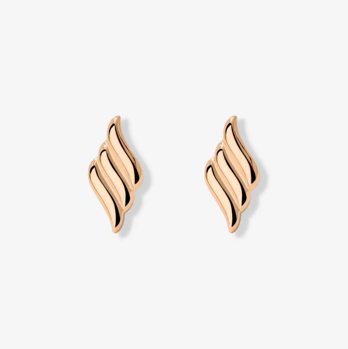 Lustrous Studs Roségold