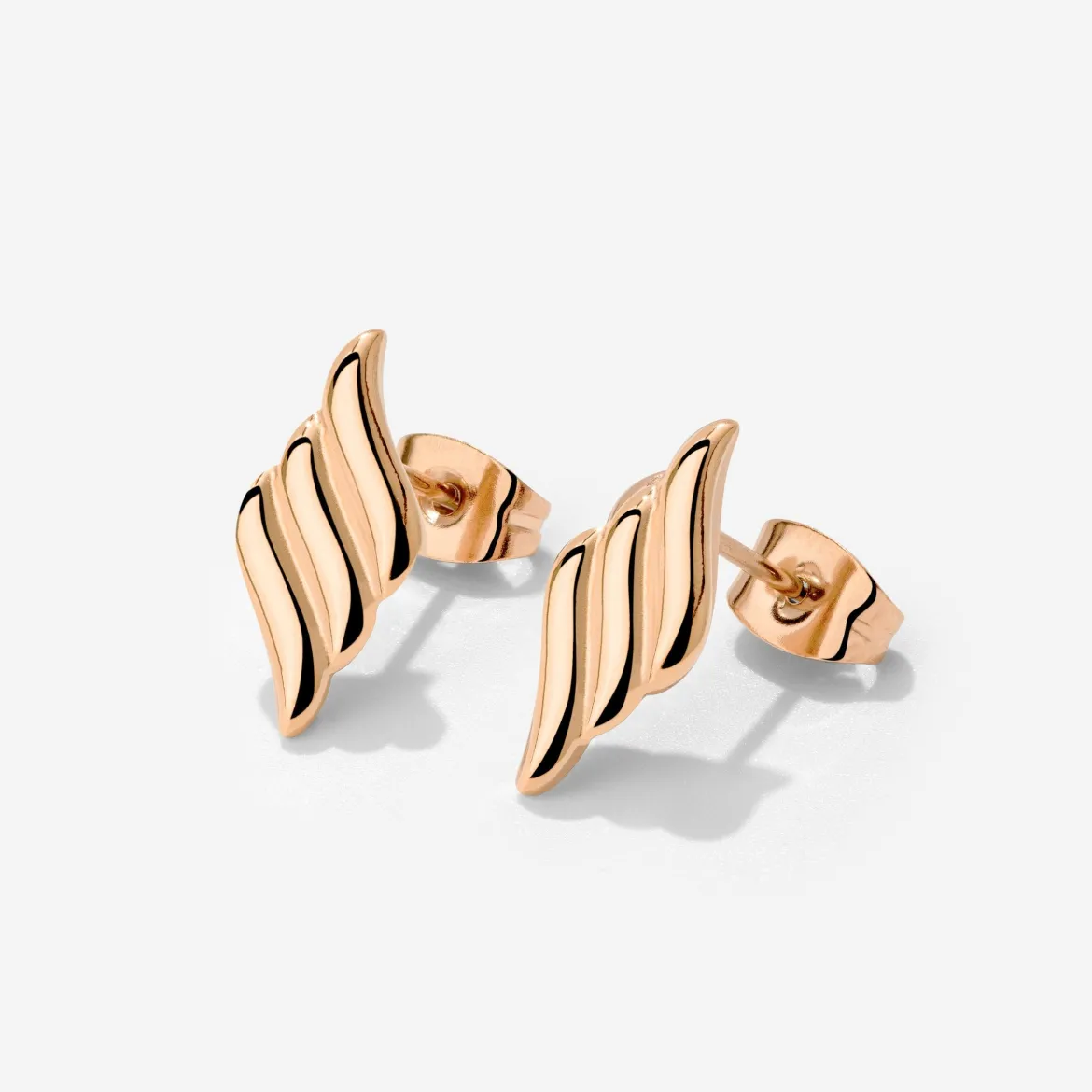 Lustrous Studs Roségold