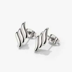 Lustrous Studs Silber