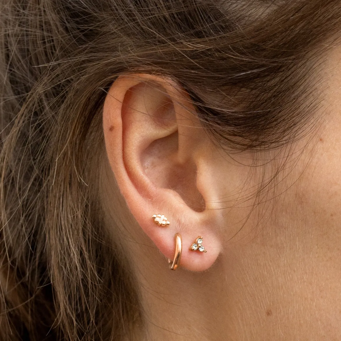 Luz Studs Roségold