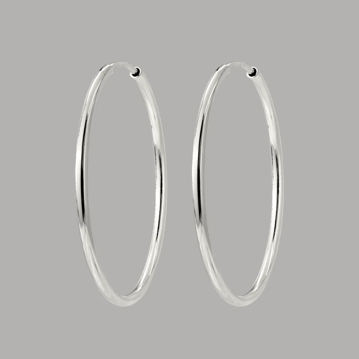 Maxi Hoops Silber