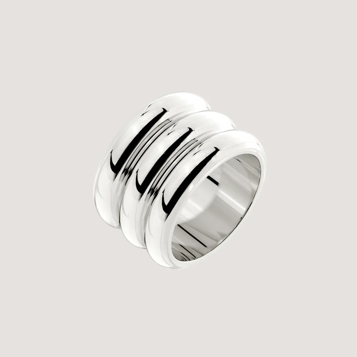 Me, Myself, and I Ring Silber