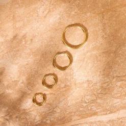 Medium Hoops - Gold