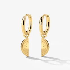 Melony Hoop Set Small Gold