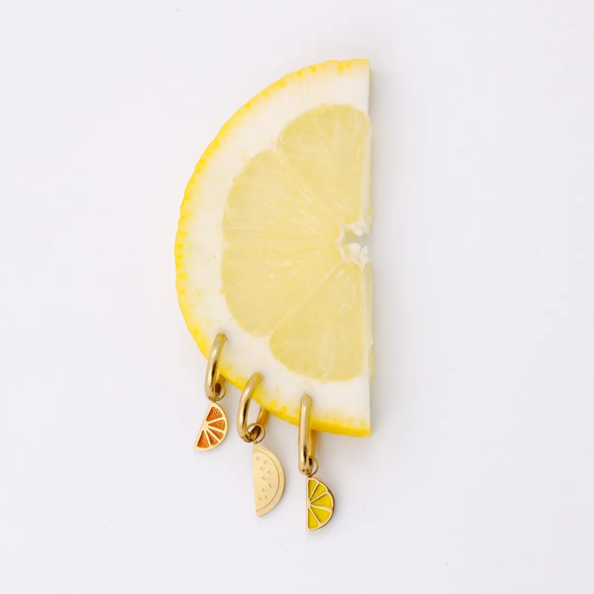 Melony Hoop Set Small Gold