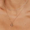 Melting Donut Necklace Roségold