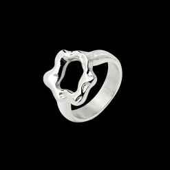 Melting Donut Ring Silber