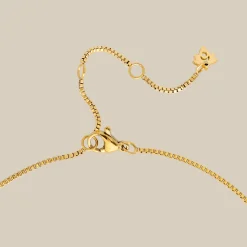 Melting Heart Necklace Gold