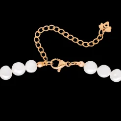 Melting Heart Pearl Necklace Roségold