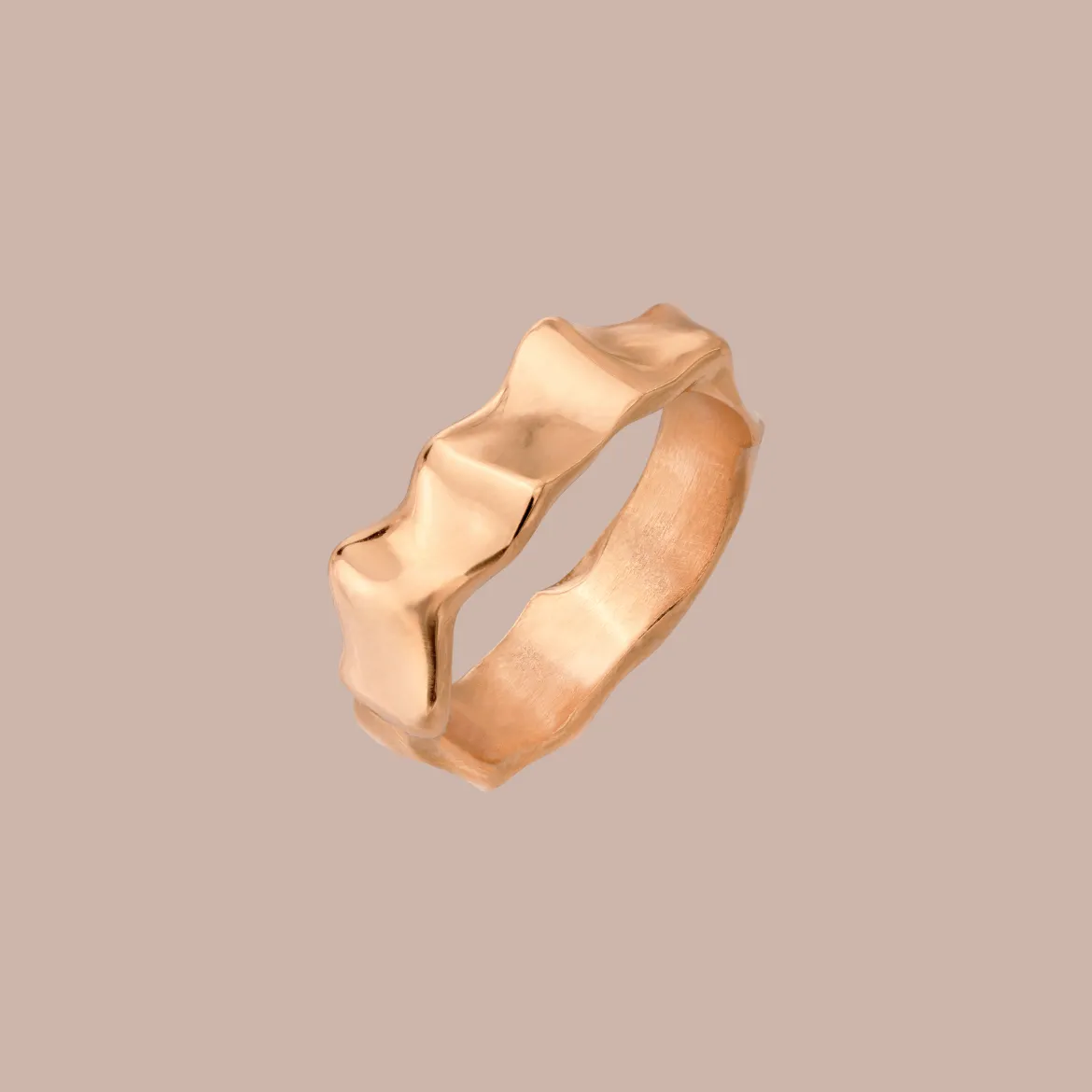 Melting Ring Roségold