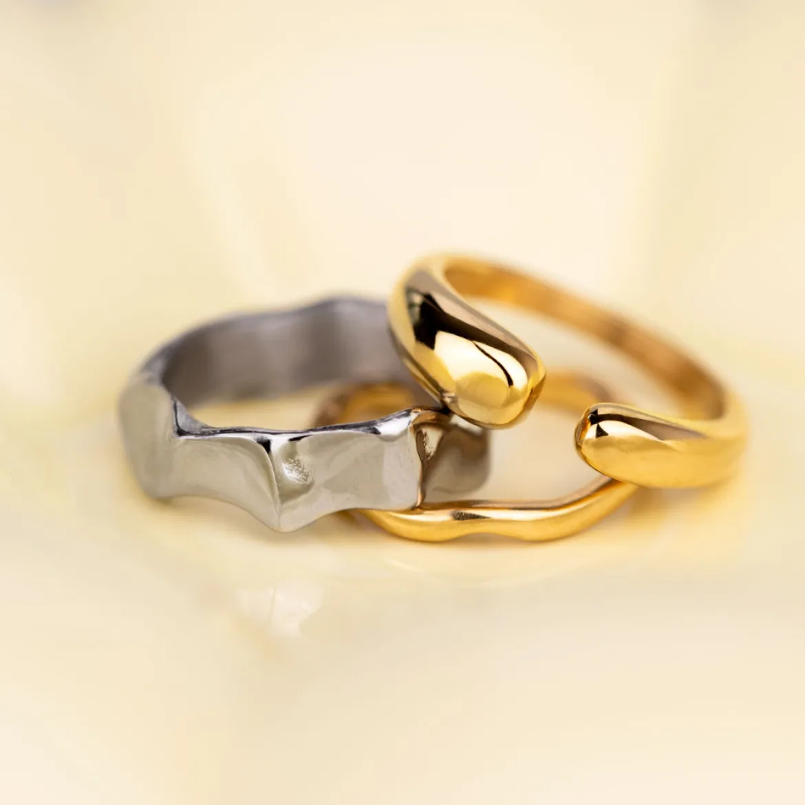 Melting Ring Roségold