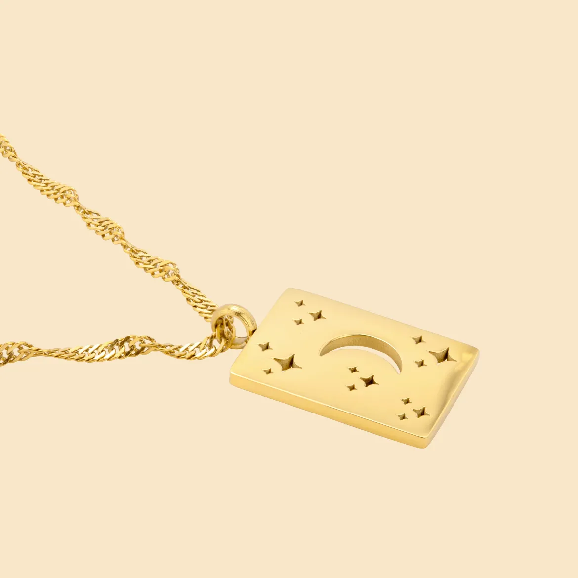 Midnight Lover Necklace Gold