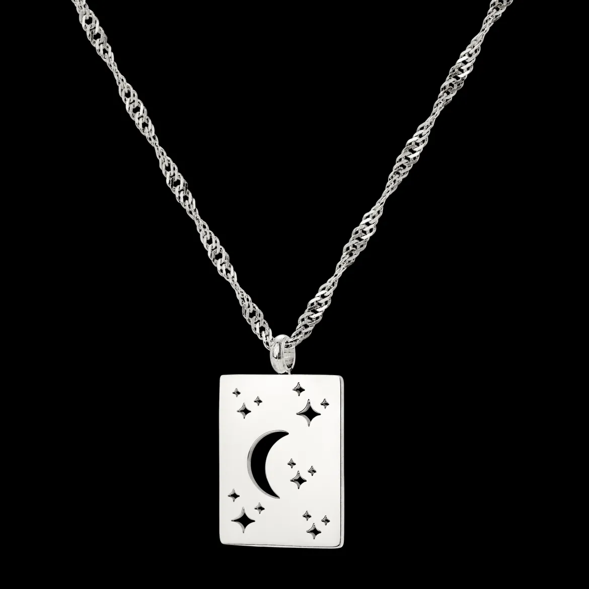 Midnight Lover Necklace Silber