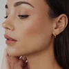 Mini Twist Hoops Gold