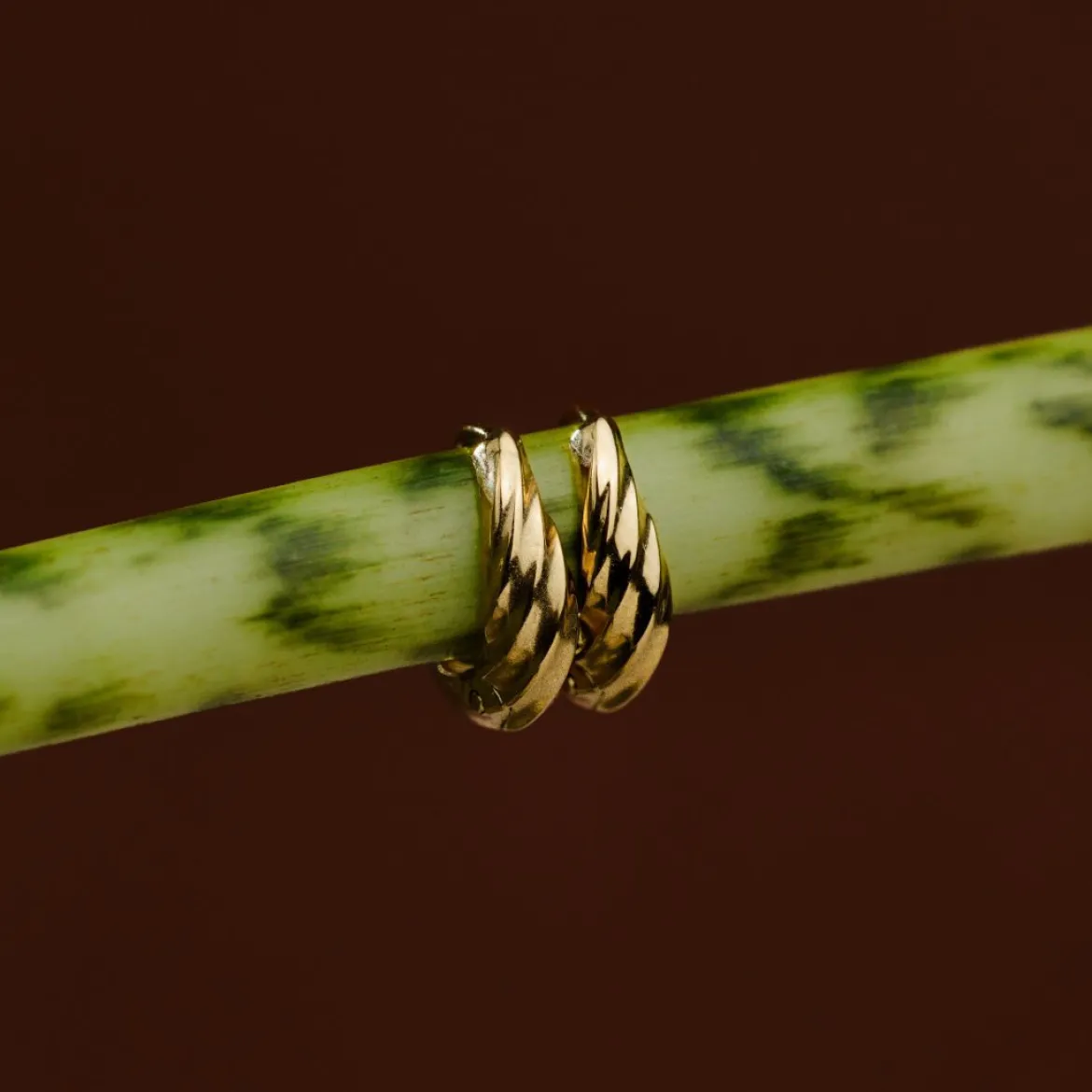 Mini Twist Hoops Roségold