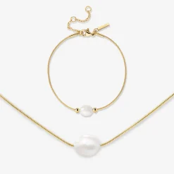 Minimalist Pearl Bundle Gold