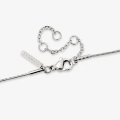 Minimalist Pearl Choker Silber
