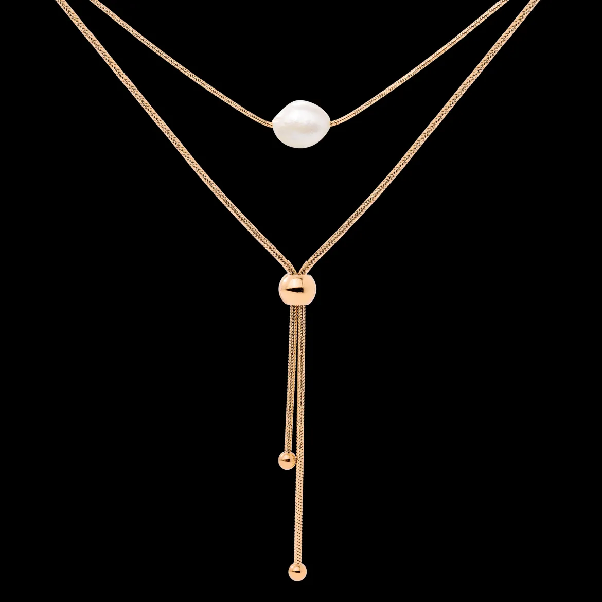 Minimalistic Elegance Necklace Bundle Roségold