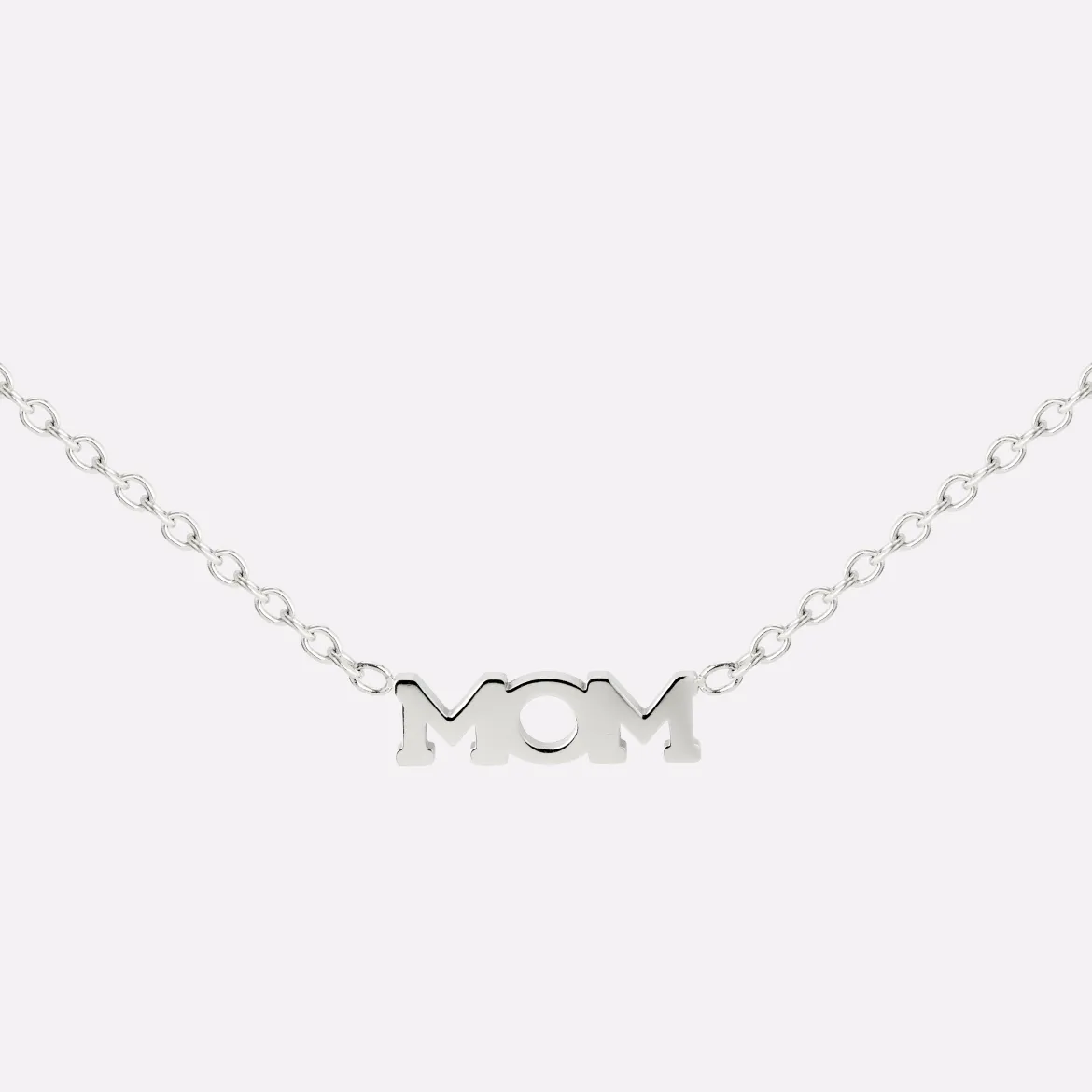 Mom Forever Necklace Silber